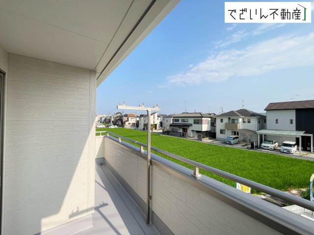 【バルコニー】 | Livele Garden.S鴻巣市松原3期　新築住宅 | ≪5号棟≫
現地(2026年7月撮影)