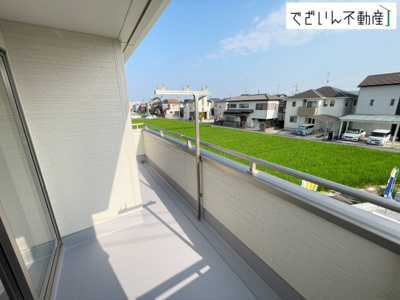 【バルコニー】 | Livele Garden.S鴻巣市松原3期　新築住宅 | ≪5号棟≫
現地(2026年7月撮影)