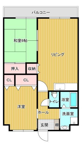 アーバンヒル広川の間取り