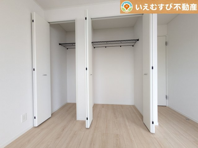 Cradle garden　大泉町寄木戸第18の収納|大容量の収納スペースで住空間もスッキリ広々
収納がたっぷり付いていれば、お部屋がすっきり保てて気持ちが良いですね♪