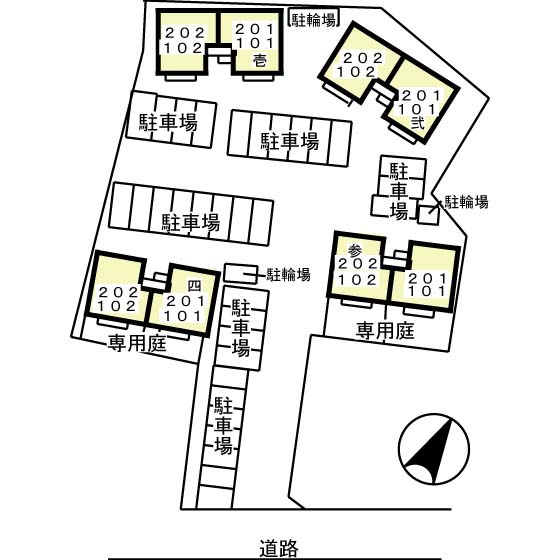 ウィルモア　壱の区画図