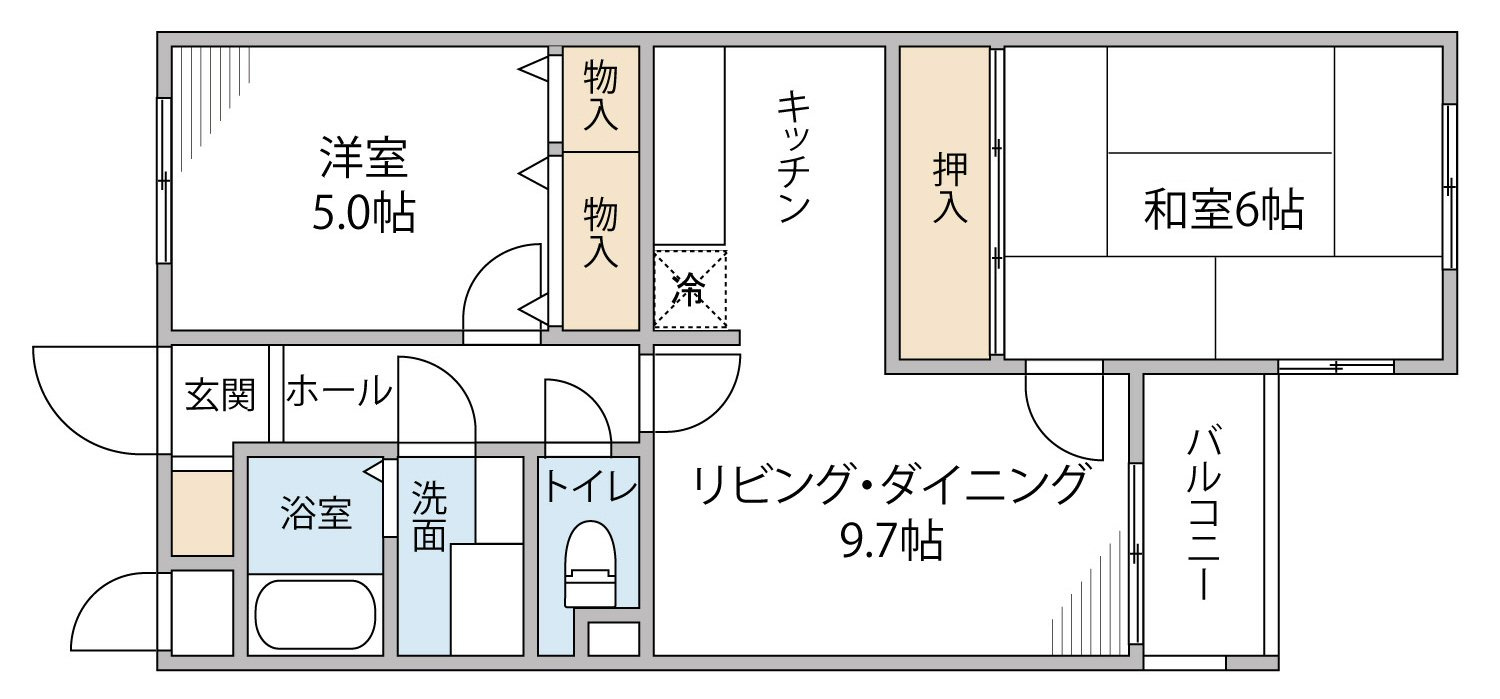 ロイヤルメゾン舞子坂の間取り