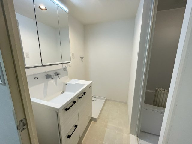 ロイヤルメゾン舞子坂の独立洗面台