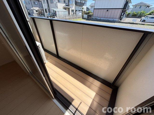 アジュールⅡのバルコニー