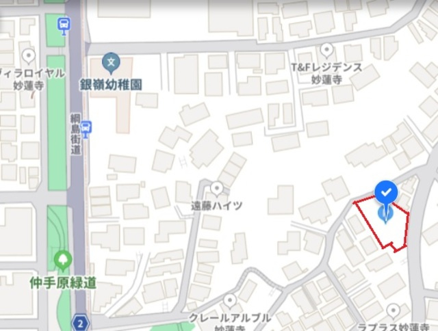 プレーリーヒロの地図