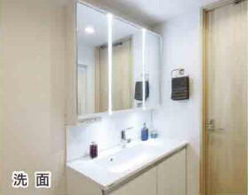 ロイヤル芦屋松浜の洗面所|施工例