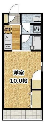 ユーコート府中是政の間取り