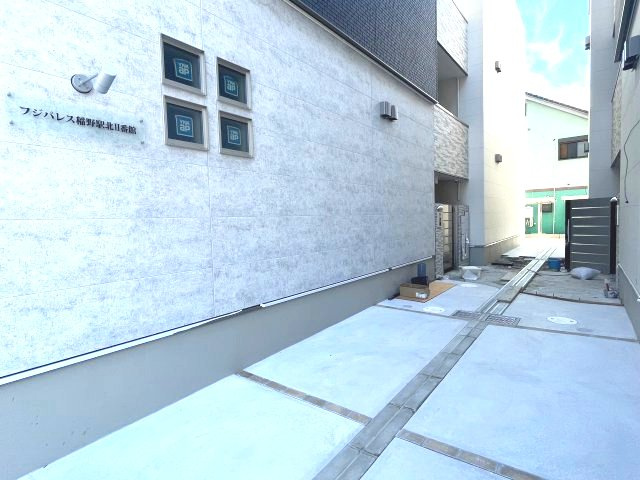 フジパレス稲野駅北Ⅱ番館のエントランス