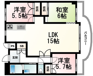 【間取り】 | アメニティ草津