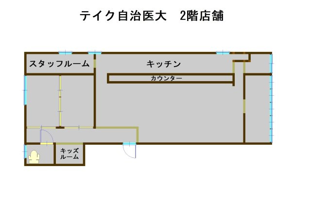 【間取り】 | テイク自治医大2階