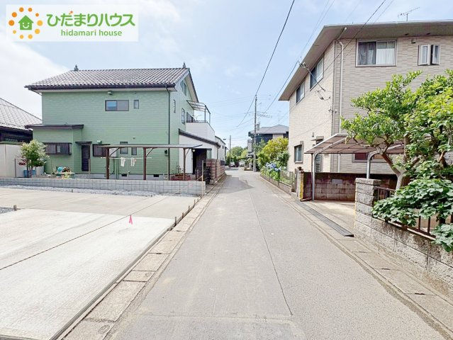ひたちなか市東大島1期　新築戸建の前面道路含む現地写真|平日・夜間もご案内可能(^^♪お気軽にお問い合わせくださいませ!(^^)!