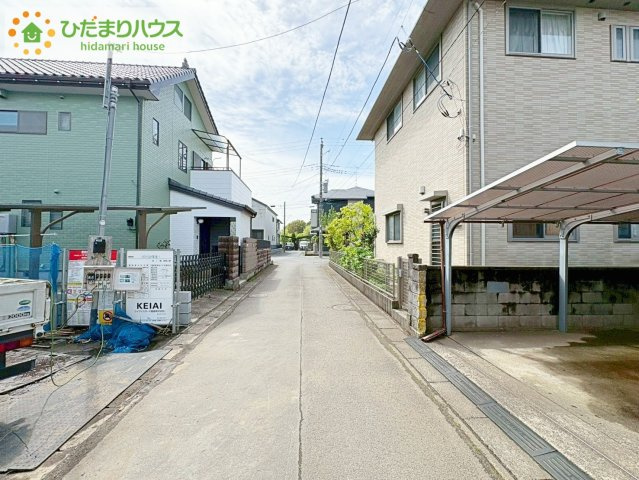ひたちなか市東大島1期　新築戸建の前面道路含む現地写真|今から見たいも大歓迎！お気軽にお問い合わせください☆彡