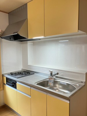 【キッチン】 | ＹＡビル | コンパクトなキッチンで掃除もラクラク