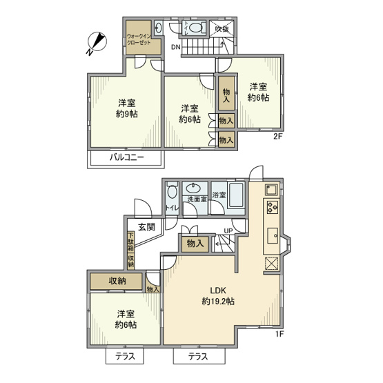 【間取り】 | 中富南戸建