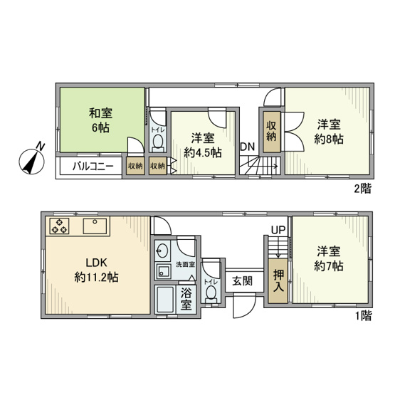 【間取り】 | 御蔵戸建