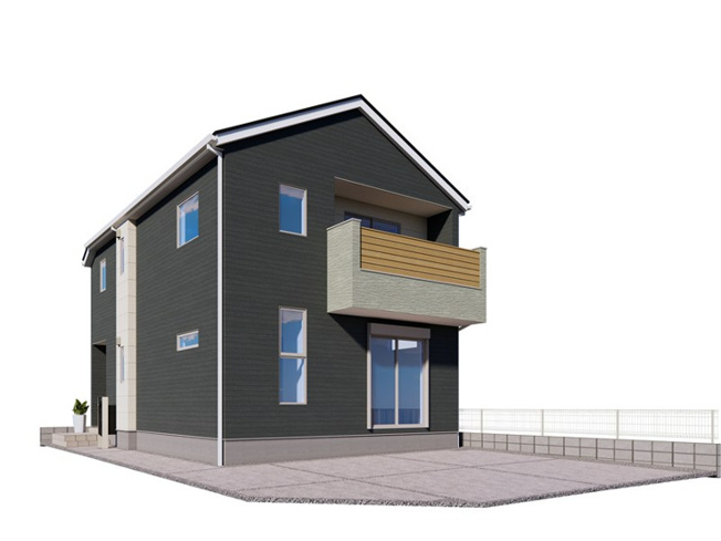 【外観パース】 | 東松山市和泉町　新築戸建　4号棟 | 1号棟