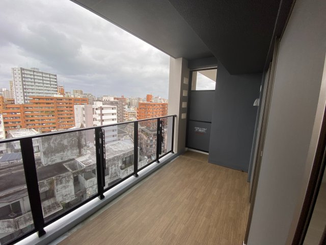 【民泊可能】ブランシエラ那覇開南プレミストのバルコニー