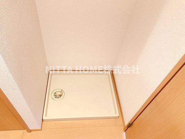 ボヌールメゾンの洗面所|室内洗濯機置き場になります★