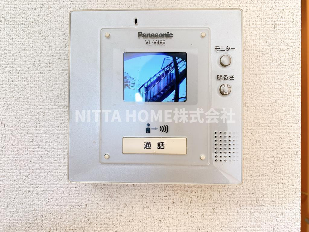 ボヌールメゾンのセキュリティ|TVインターホン付きの安心設備◎