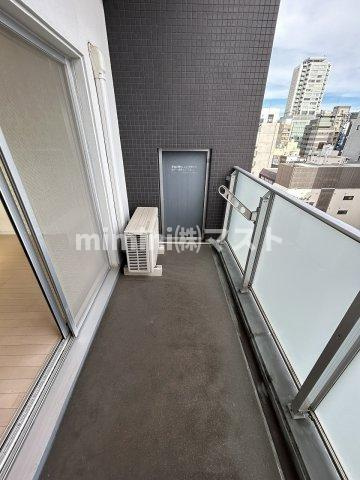 クレオキタホリエのバルコニー