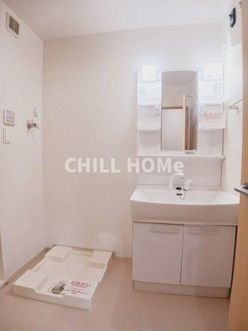 ピアチェーレ野中Ａの洗面所|当社、チルホームのHPもご覧ください(^^)/物件情報多数♪