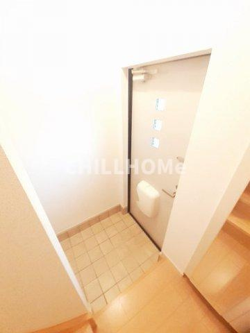 グレイスⅡの玄関|当社、チルホームのHPもご覧ください(^^)/物件情報多数♪