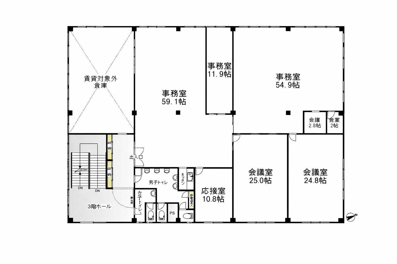 境川２丁目Ｍビルの間取り
