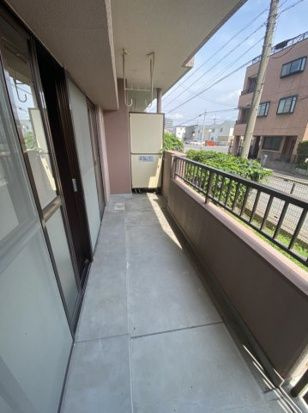 ポートシティ高木Ⅱのバルコニー|落ち着いた時間を過ごせるバルコニーです