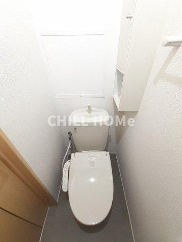 ジベルニーⅠのトイレ|当社、チルホームのHPもご覧ください(^^)/物件情報多数♪