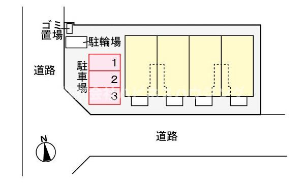 アイビスの駐車場