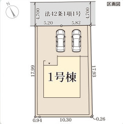 リーブルガーデン三木市志染町東自由が丘5期の区画図