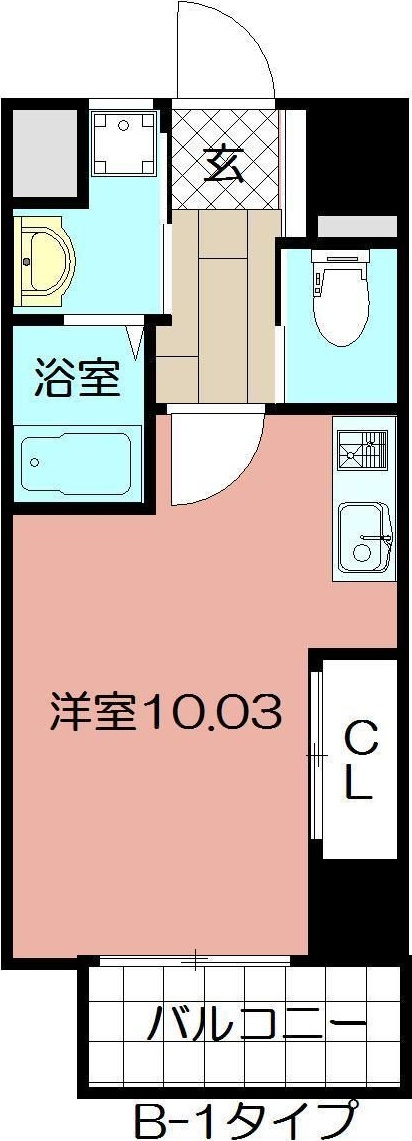 Studie　KOKURA　NORTHの間取り