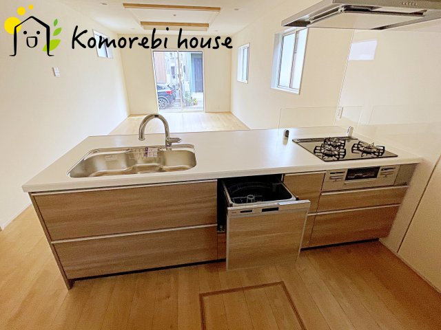 さいたま市北区大成町４丁目　新築一戸建て　ブルーミングガーデン　01のキッチン|キッチンでお料理をお楽しみください