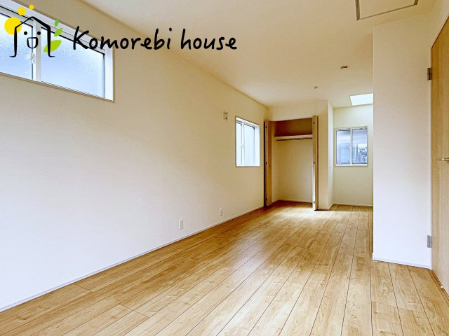 さいたま市北区大成町４丁目　新築一戸建て　ブルーミングガーデン　01の寝室|寝室です