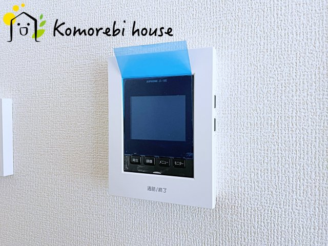 さいたま市北区大成町４丁目　新築一戸建て　ブルーミングガーデン　01の防犯設備|モニター付インターホンです