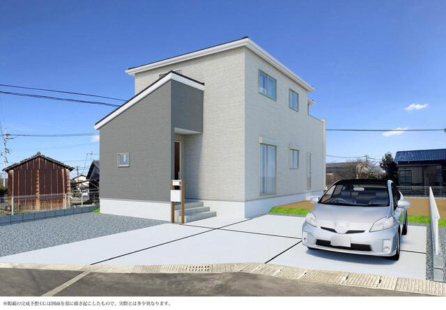 リーブルガーデン柳川市三橋町第五の外観パース