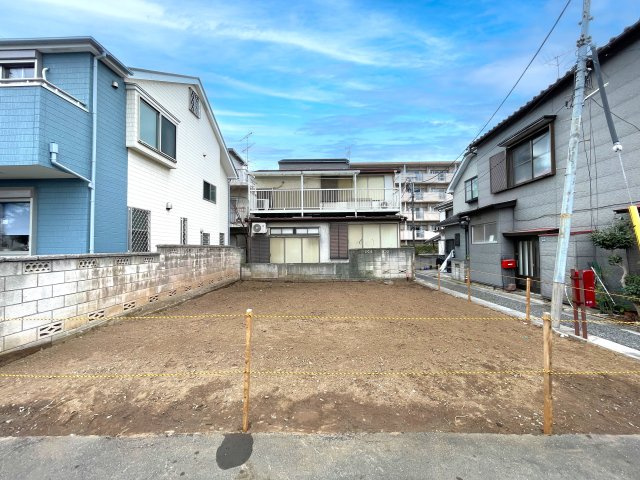 板橋区西台1丁目　高台立地×南道路　建築条件なし売地