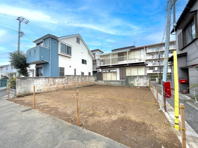 板橋区西台1丁目　高台立地×南道路　建築条件なし売地の前面道路含む現地写真|2026年3月撮影