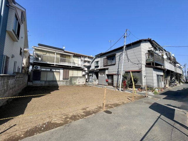 板橋区西台1丁目　高台立地×南道路　新築戸建限定1棟の前面道路含む現地写真