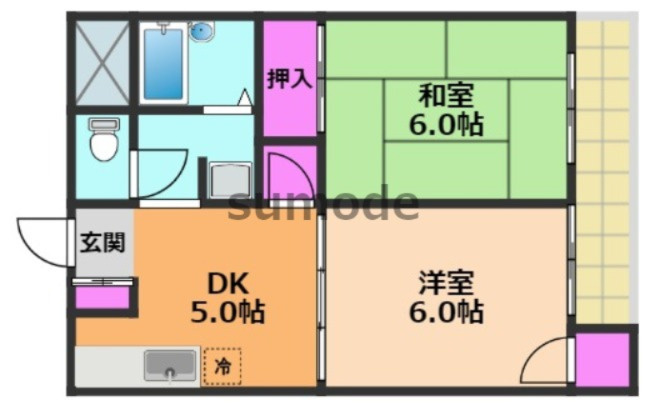 【間取り】 | カセイハイツ