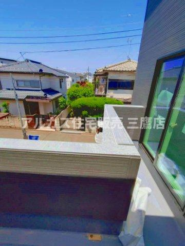 中央線 武蔵境駅 10分 新築戸建 武蔵野市関前2丁目のバルコニー