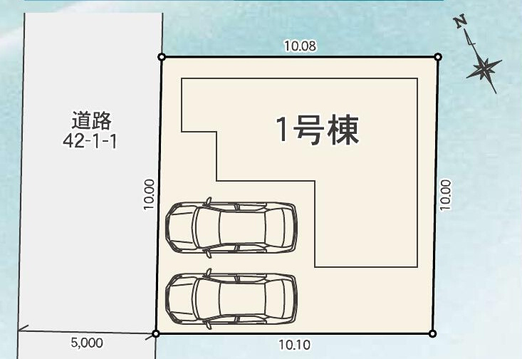 中央線 武蔵境駅 10分 新築戸建 武蔵野市関前2丁目の区画図