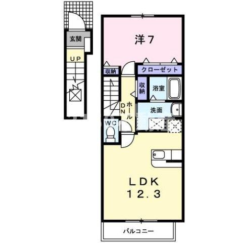 リーフィ弐番館Ｂの間取り