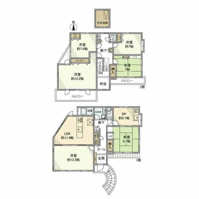上永谷戸建の間取り