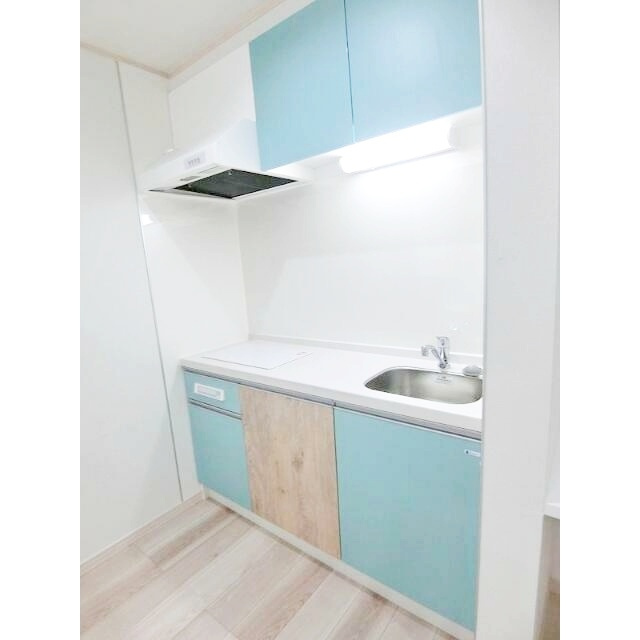 鎌倉市材木座３丁目のアパートのキッチン