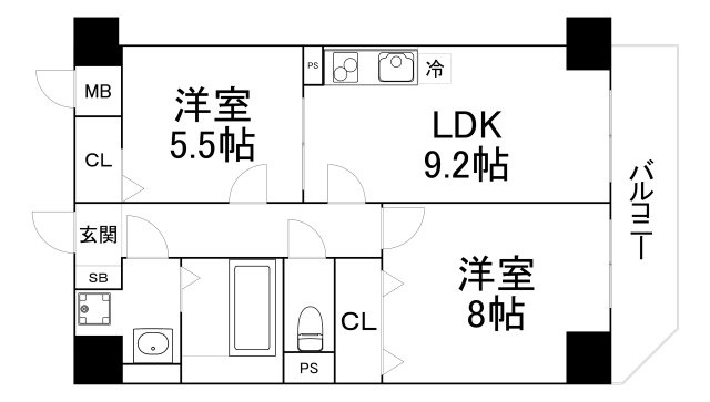 【間取り】 | リアライズ今里南