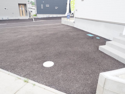 【駐車場】 | Cradle garden　二本松市郭内第５　３号棟 | ★内覧予約でブランド米2kg★