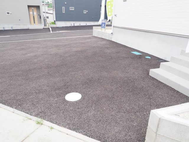 【駐車場】 | Cradle garden　二本松市郭内第５　３号棟 | ★内覧予約でブランド米2kg★