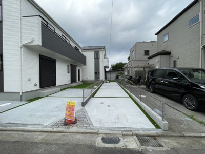 【駐車場】 | 緑溢れる玉川上水緑道至近！立川市砂川町6丁目　新築戸建【全2棟】