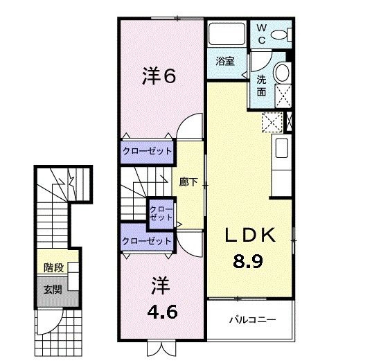 サンライト藤　　刈谷市の賃貸ならクラスホーム刈谷店の間取り
